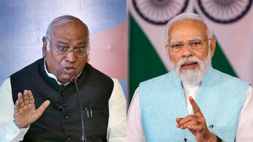 Mallikarjuna Kharge-PM Modi 
